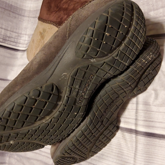 Merrell 8 Women’s Encore Stitch Boot Espresso Brown Leather Shearling … - Picture 6 of 7